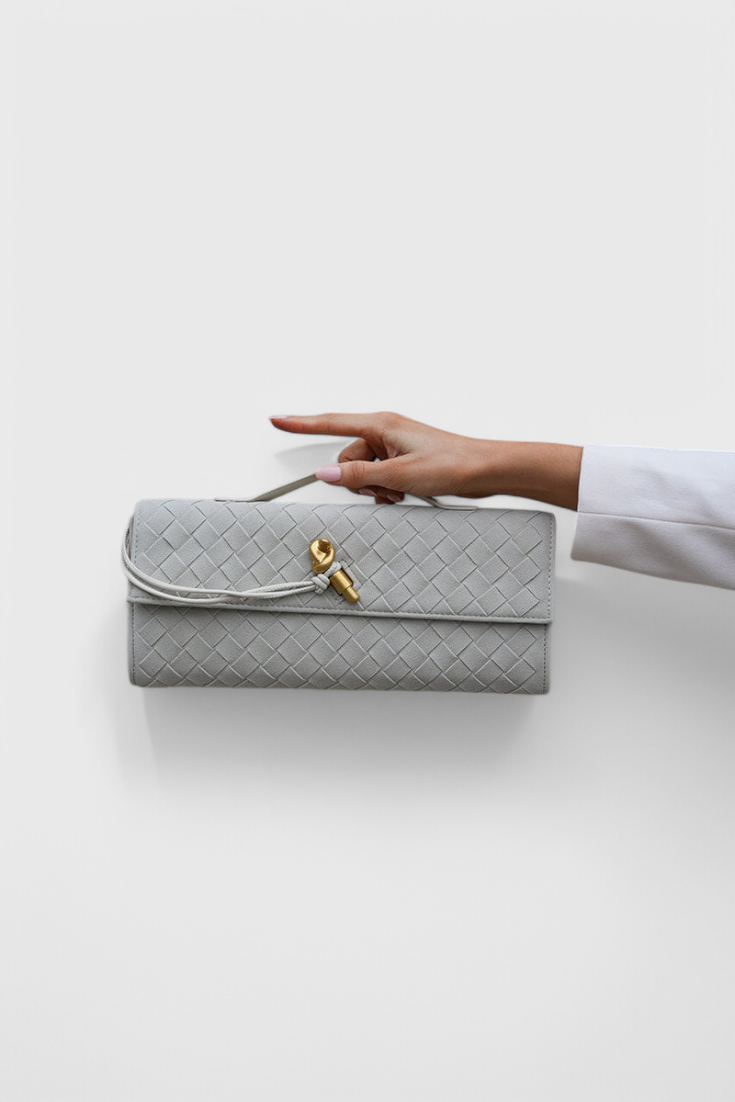 Lucía Bolso de Hombro Clásico de Ante