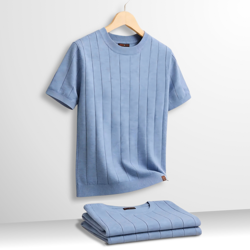 Lucas | Camiseta de canalé premium