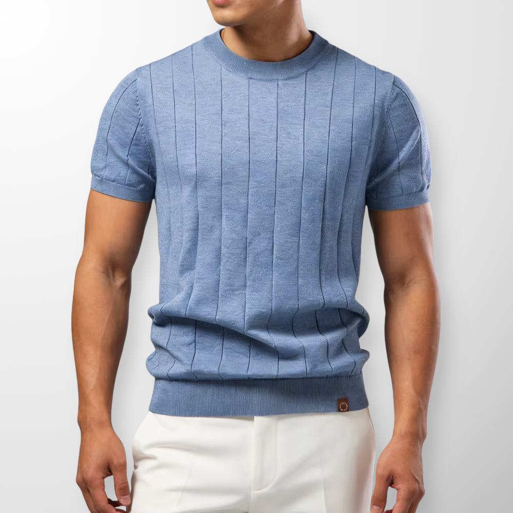 Lucas | Camiseta de canalé premium
