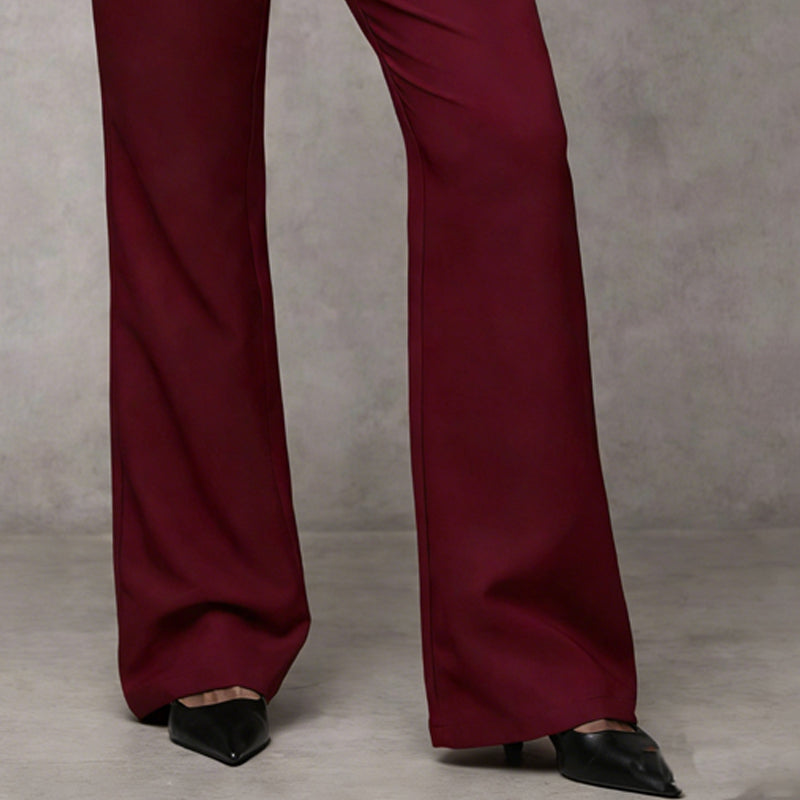 Maica ™ | Pantalón de Vestir Acampanado