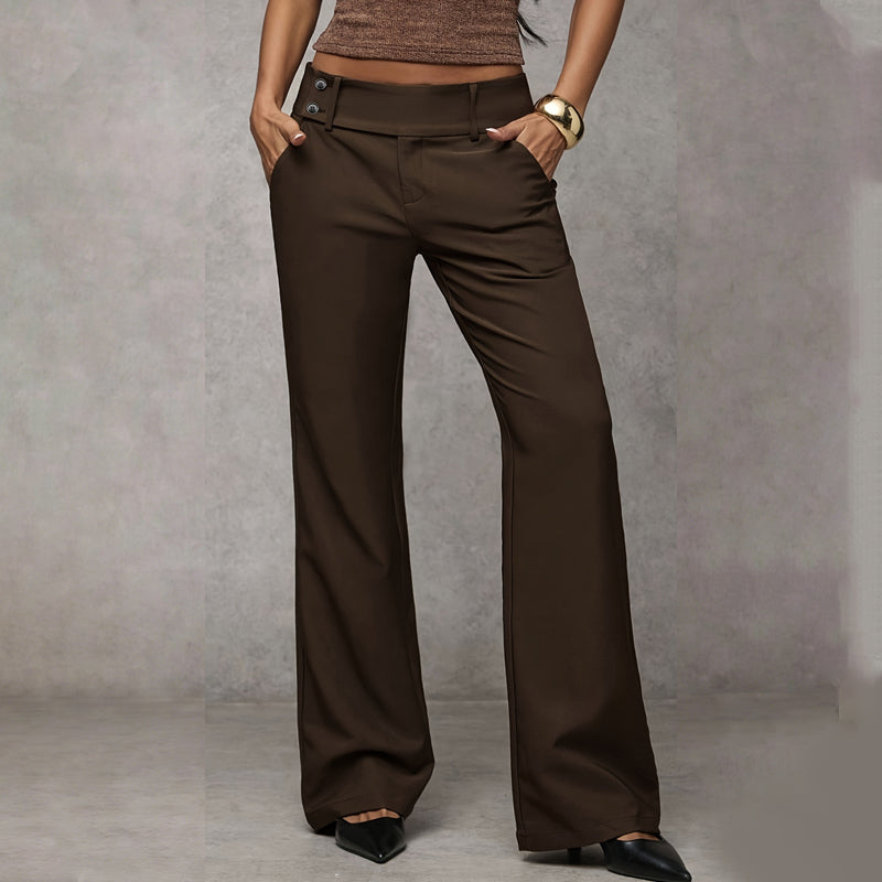 Maica ™ | Pantalón de Vestir Acampanado